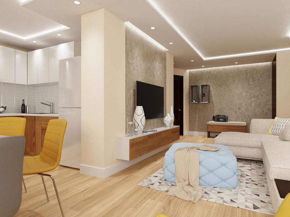 Мягкий и теплый интерьер.