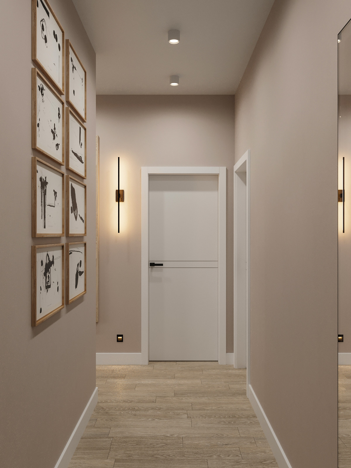 Современная квартира для семьи с двумя детьми