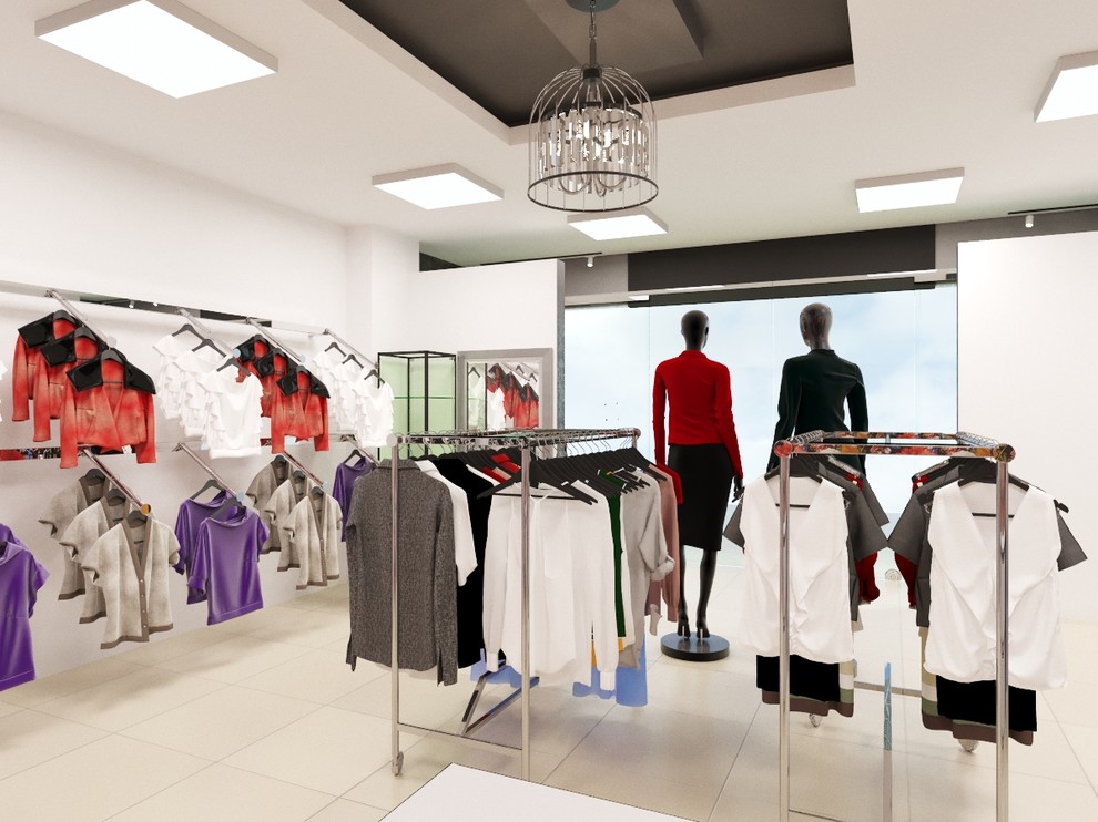 проект салона модной женской одежды