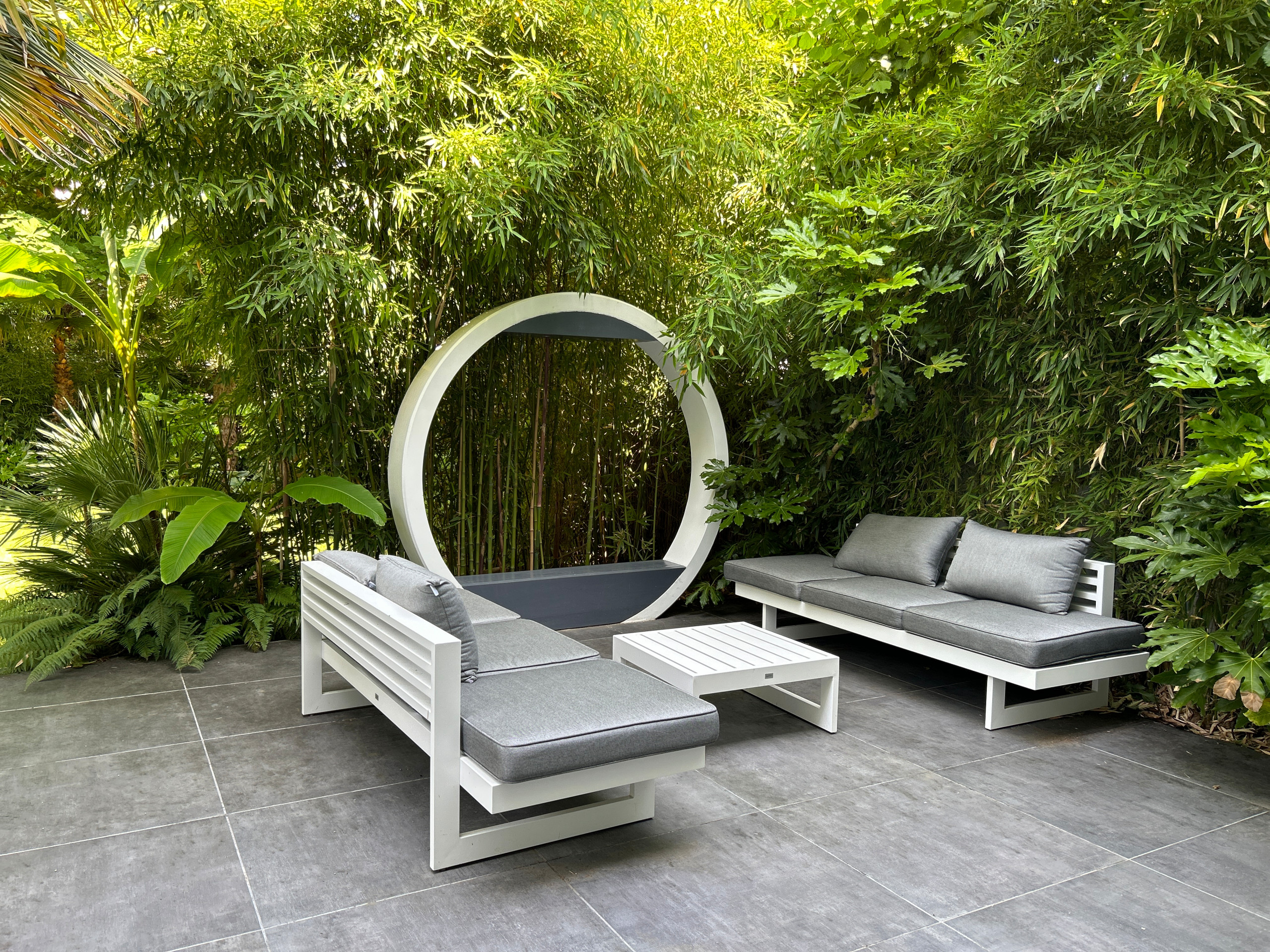 Réalisation d'un jardin tropical