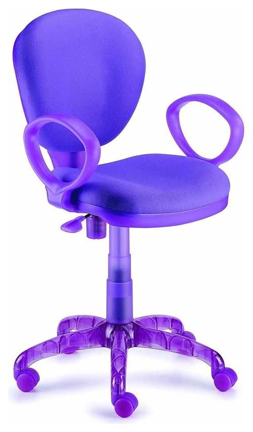 Bright purple office chair