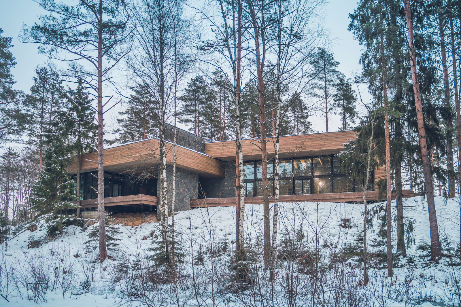 Коттедж в Охтинском парке