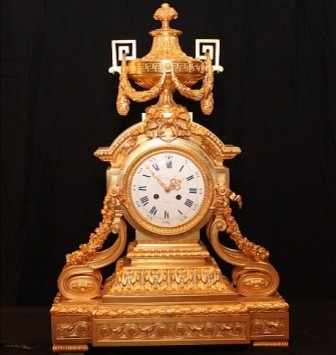 French Doré Clock