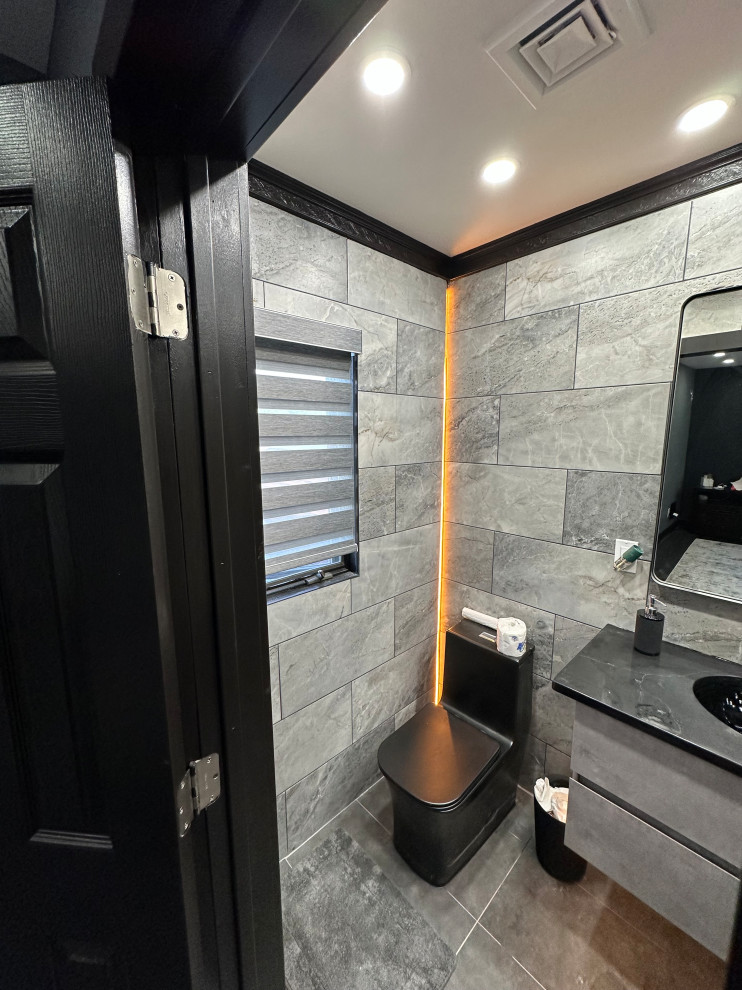 Modern Walk-In Shower Bathroom Renovation