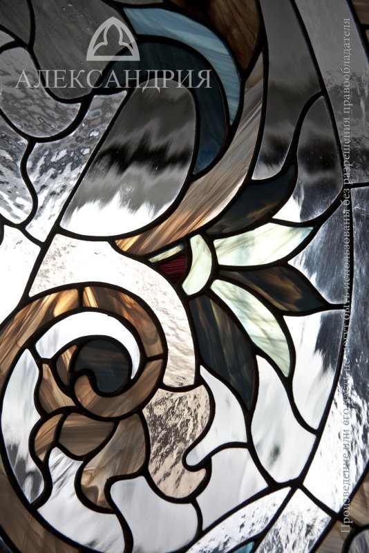 Витражная перегородка в восточном стиле