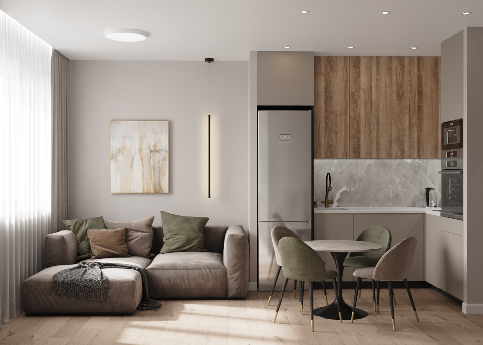 Кухня-гостиная для молодой семьи