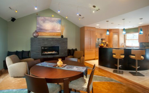 Home design - transitional home design idea in Denver