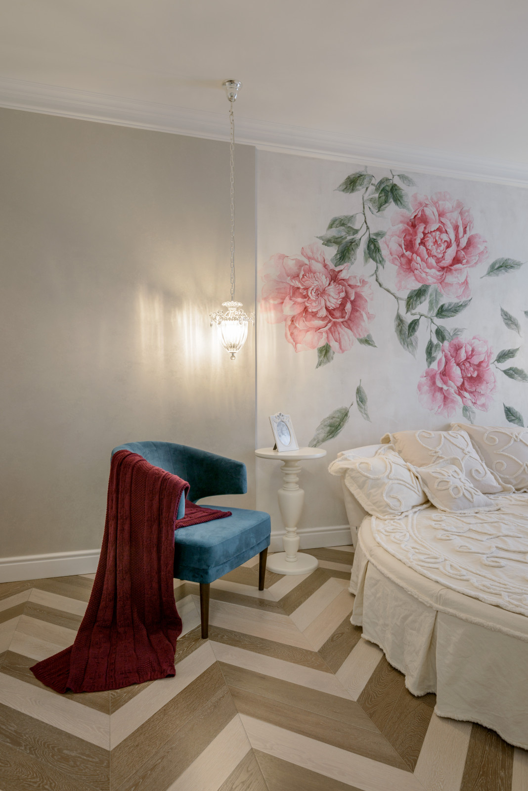 техники БАРХАТ и ФРЕСКА в спальне