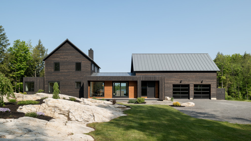 Shelburne Pond Home - Rustic - Exterior - Burlington - by Nakamoto ...