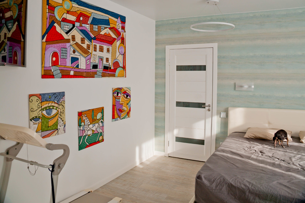 Квартира в современном стиле с элементами этно для молодой семьи