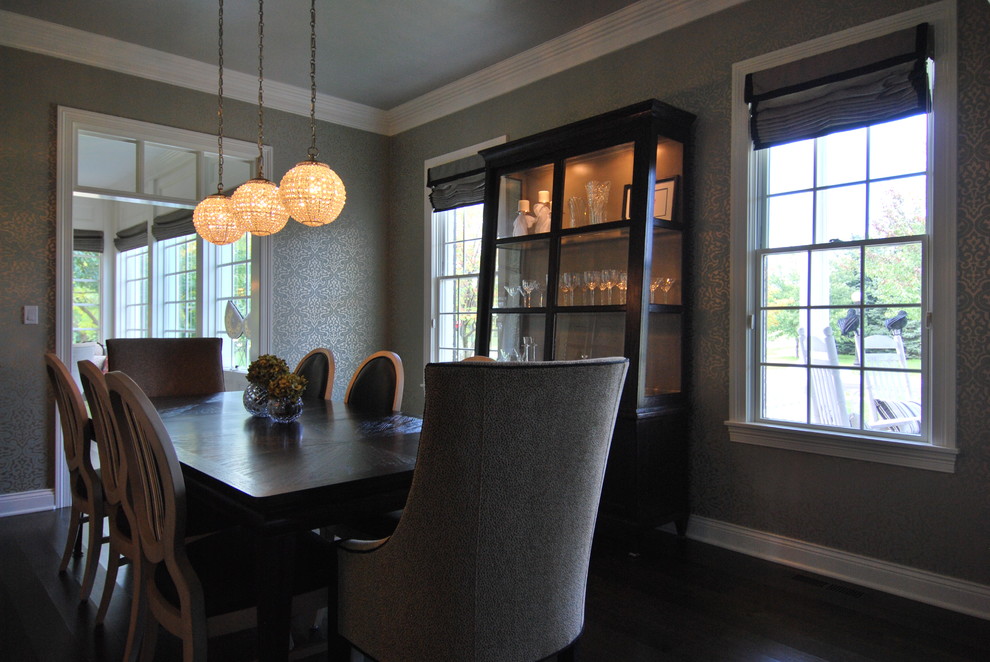 Dining room - transitional dining room idea in Indianapolis