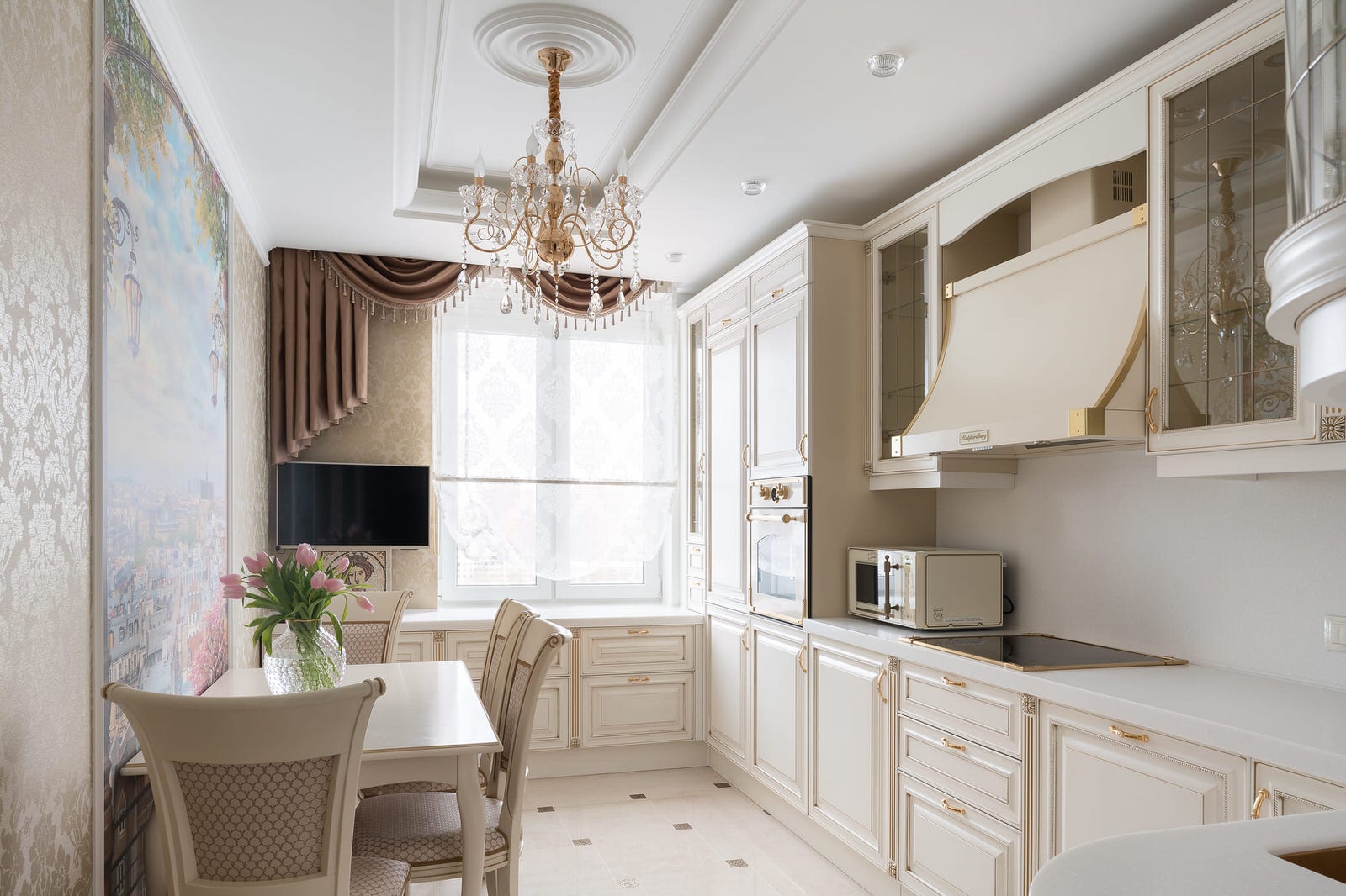 Современная классика с восточными нотами — реализованный проект 88 кв. метров.