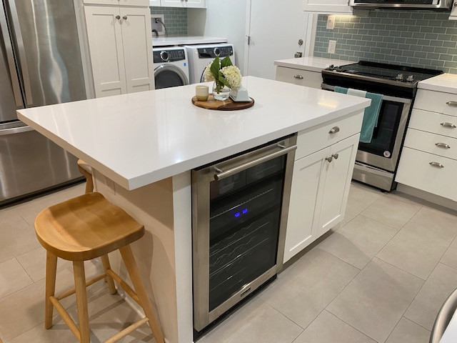 Richmond Kitchen with Custom Handmade Backsplash
