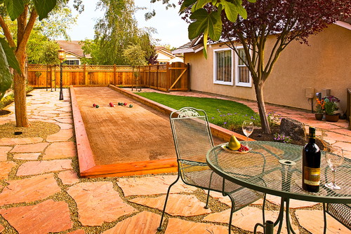 Enjoy a game in your own backyard. 