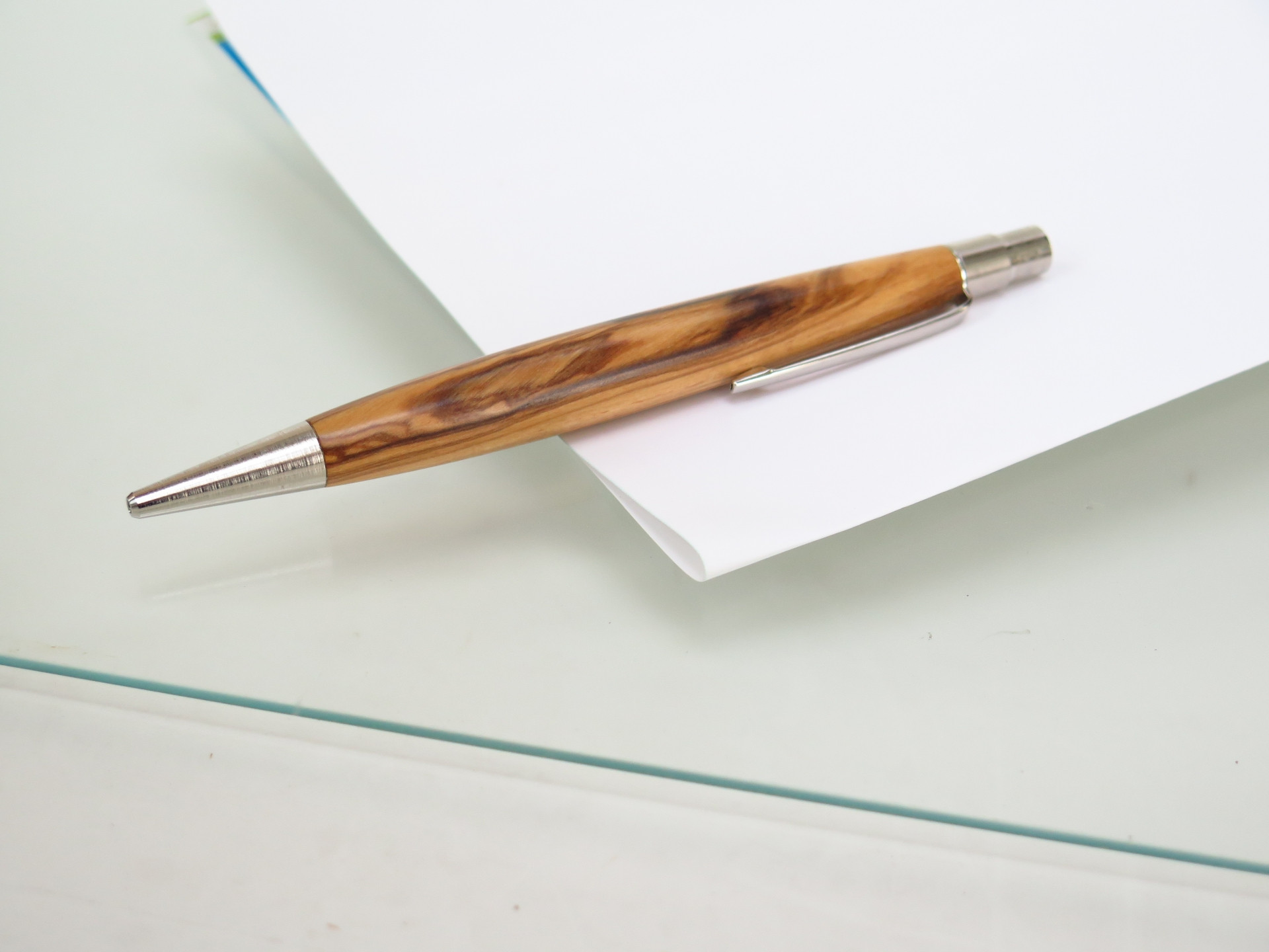 Schreibgeräte Holz gedrechselt, Hochglanz, Preis: 60 €