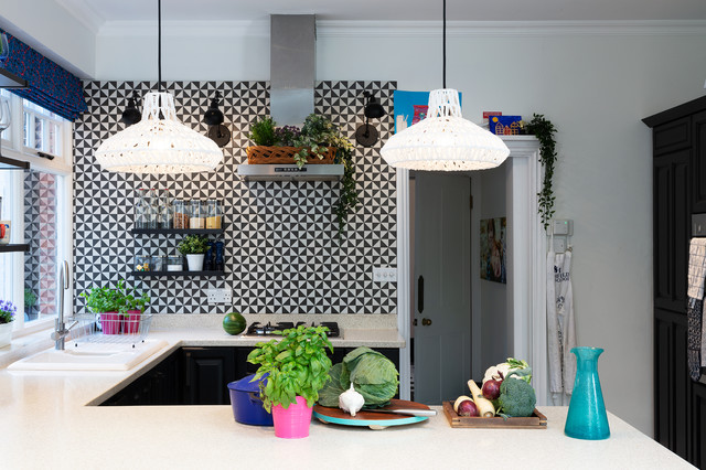 Surrey Ecclectic Home eclectic-kitchen