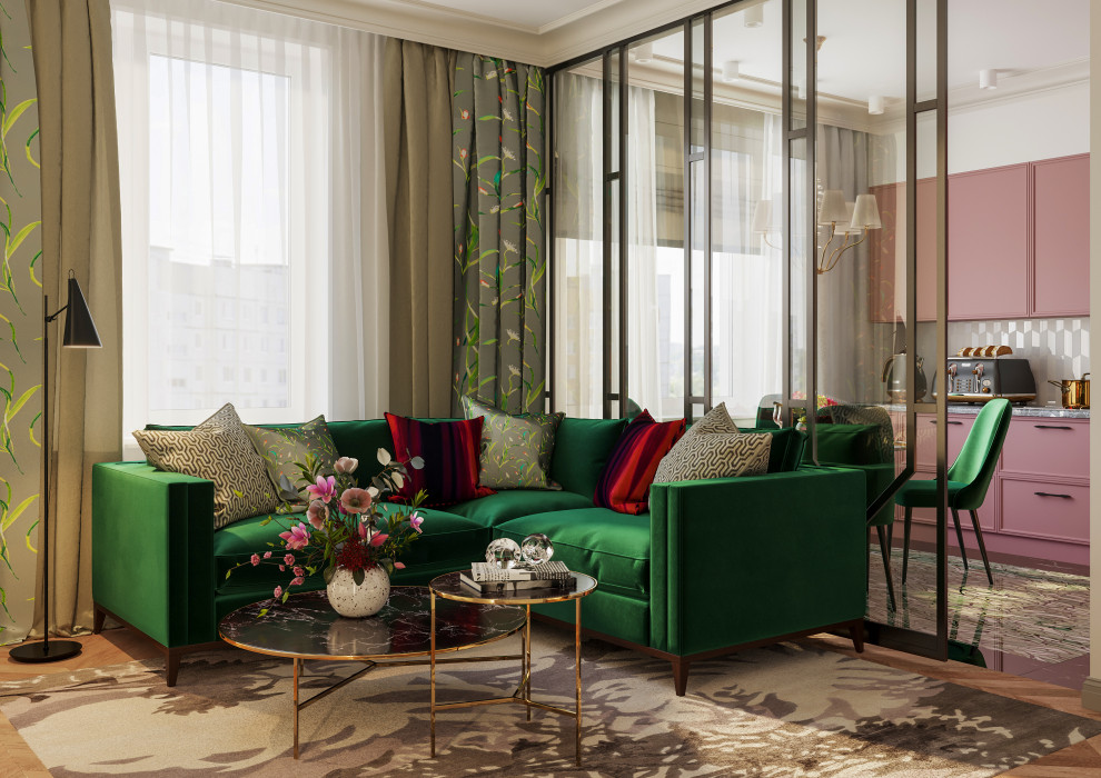 Дизайн четырёхкомнатной квартиры в ЖК Тушино-2018