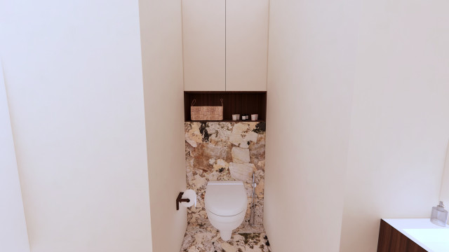 Paris - R&eacute;novation compl&egrave;te d'une salle de bain moderno-bagno-di-servizio