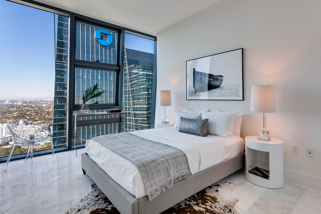Echo Brickell contemporaneo-camera-da-letto