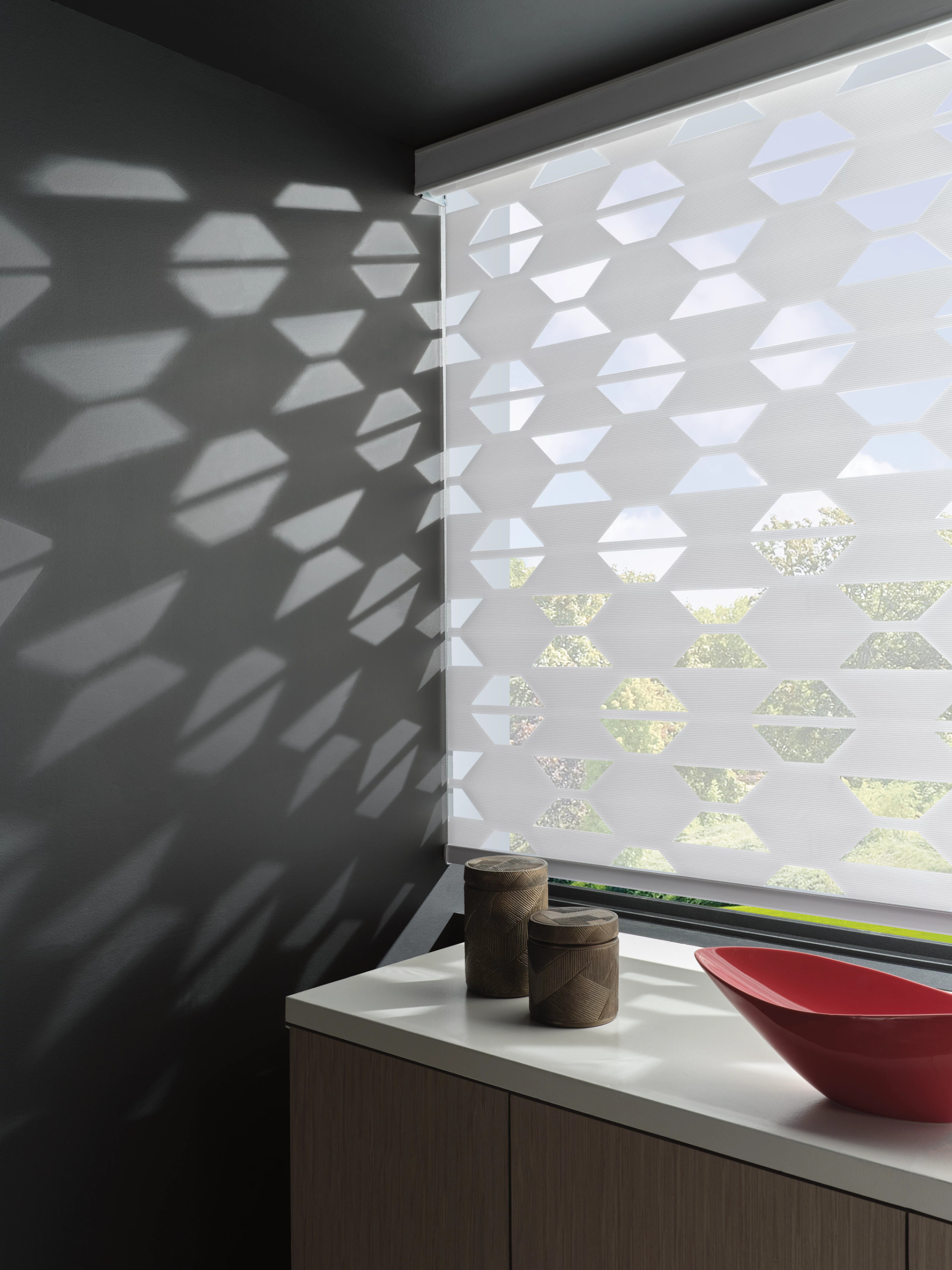 Geometric Banded Shades