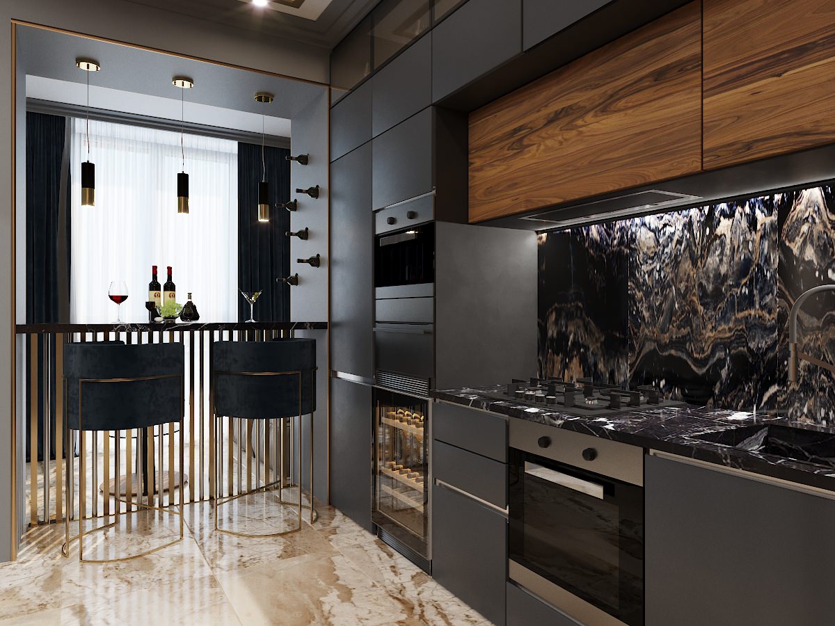 Кухня-гостиная