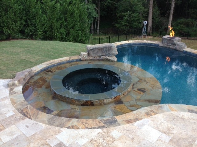 Inspiration for a rustic home design remodel in Charlotte