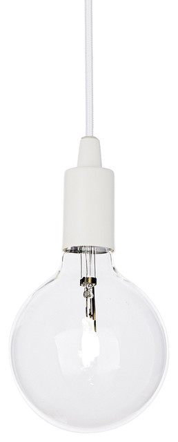 Ideal Lux Edison Pendant, White