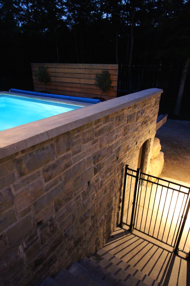 Example of a transitional pool design in Toronto