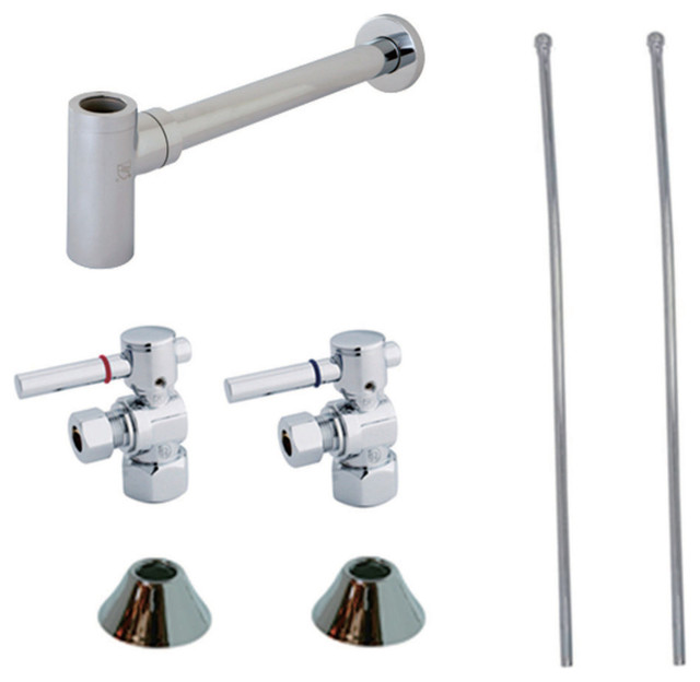 Plumbing Sink Trim Kit With Bottle Trap Traditional Bathroom