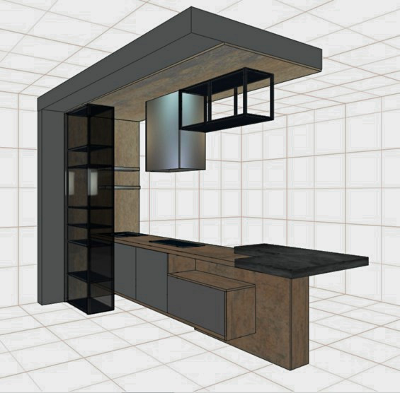 Кухня-остров, *Аврора*)