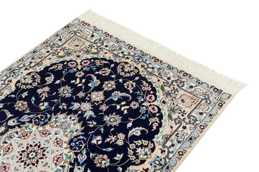 Persian Rug Nain 6La 3'9"x2'8", 3'9"x2'8" Traditional Area Rugs