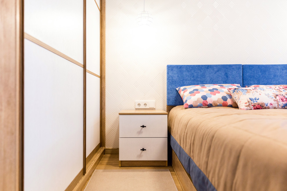 Квартира с синими акцентами