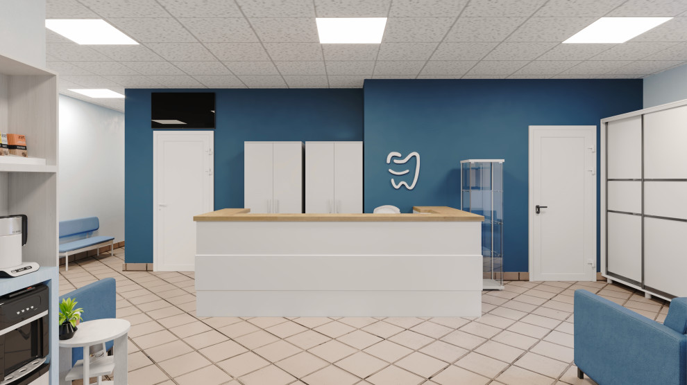 Дизайн холла стоматологии