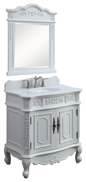 33 Benson White Victorian Bathroom Vanity Victorian Bathroom Vanities And Sink Consoles By Chans Furniture Houzz