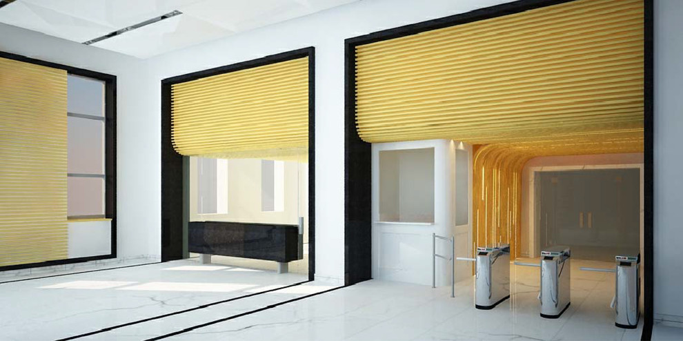 Дизайн-проект интерьера проходной завода в Санкт-Петербурге