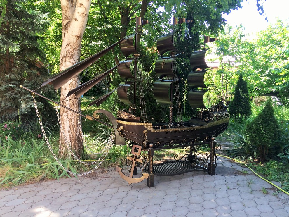 Мангал - корабль. Высокохудожественная ковка