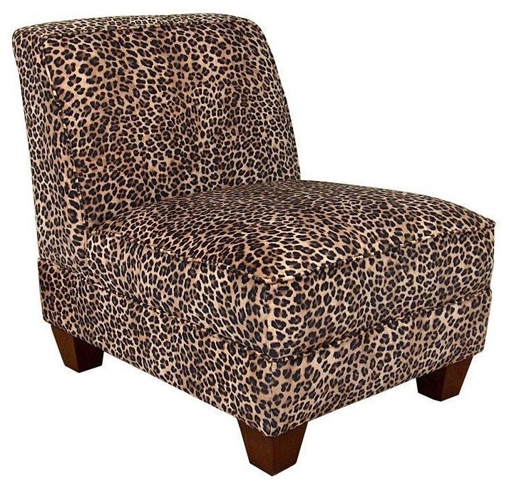 Chelsea Home Furniture - Leopard Armless Chair - 85-L
