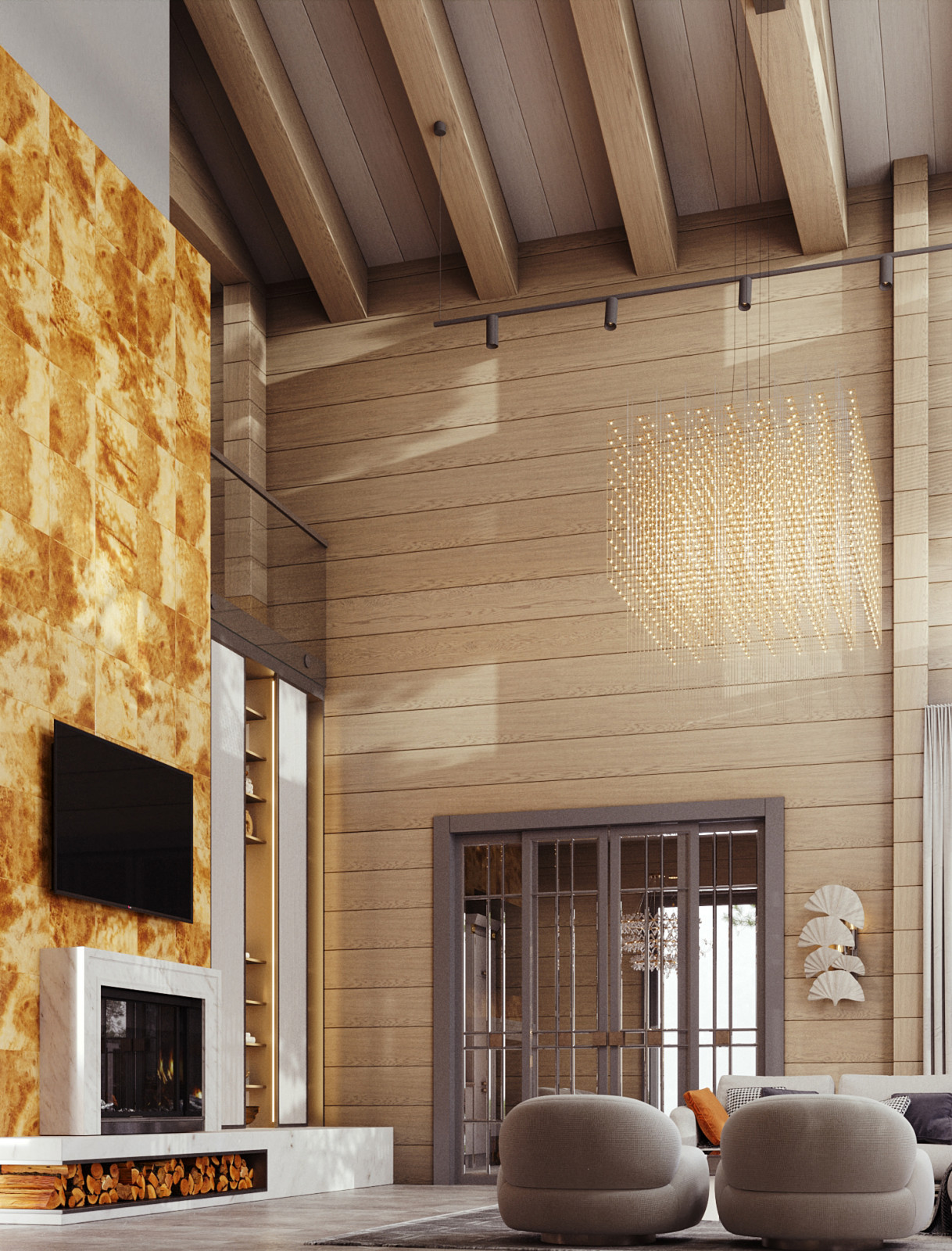 Интерьер загородного дома.