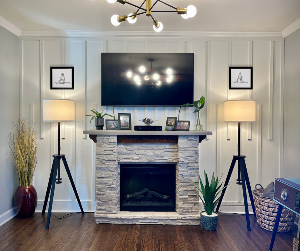 Mt. Juliet Living Room Design Midcentury Living Room Nashville