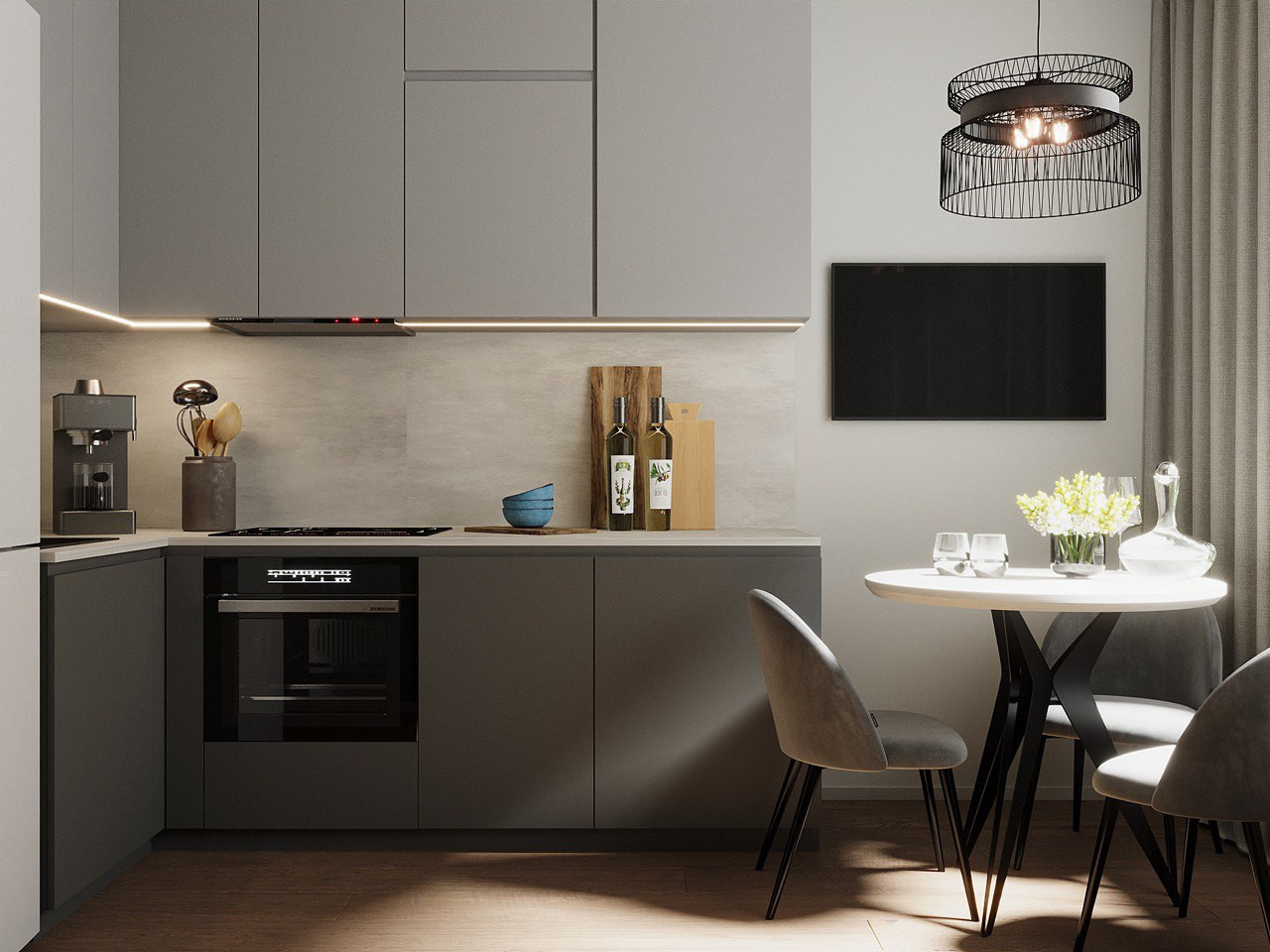 холостяцкая небольшая квартира в Немчиновке, Московская область