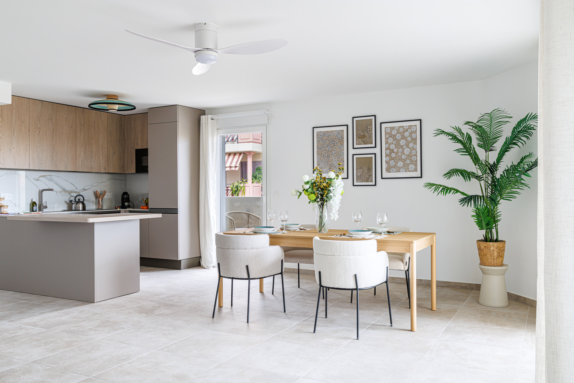 Home staging, L'Echappée mer, Cagnes sur mer