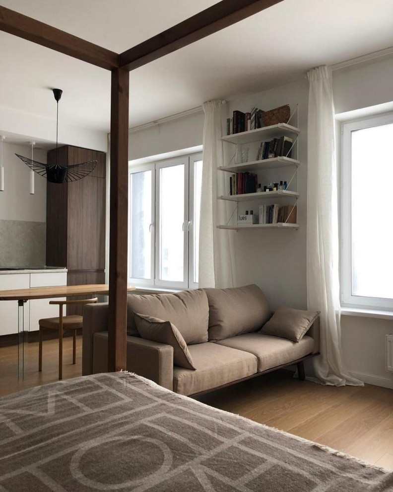 Капитальный ремонт студии 39 м² в ЖК "Рациональ"