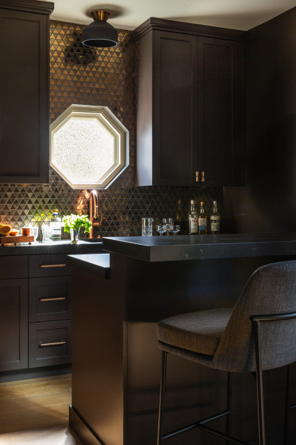 Dutra Bend modern-hausbar
