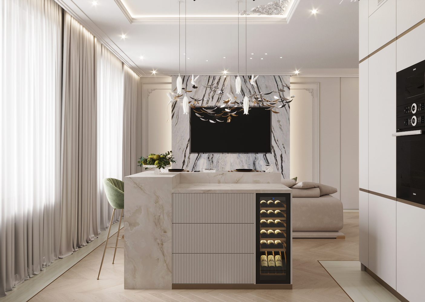 Проект квартиры 120 кв.м. 2023г.