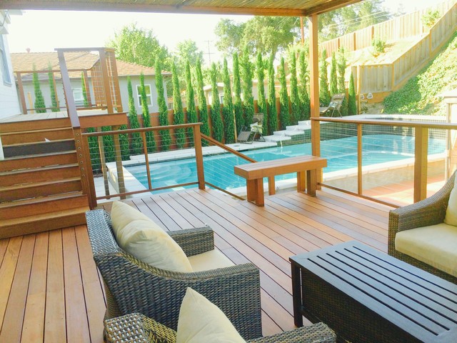 Composite PVC Projects contemporaneo-terraza-y-balcon