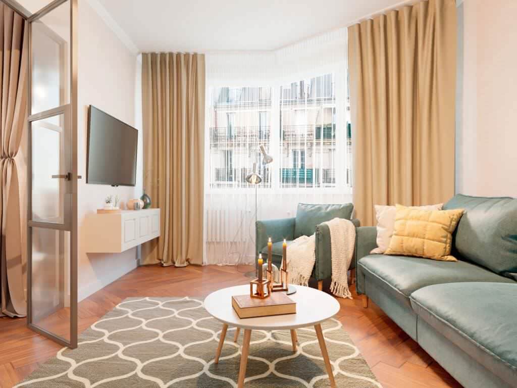 Апартаменты в центре Санкт-Петербурга 44 м².