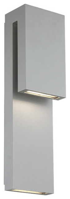 Modern Forms Double Down Led Outdoor, Contemporary Outdoor Wall Sconces
