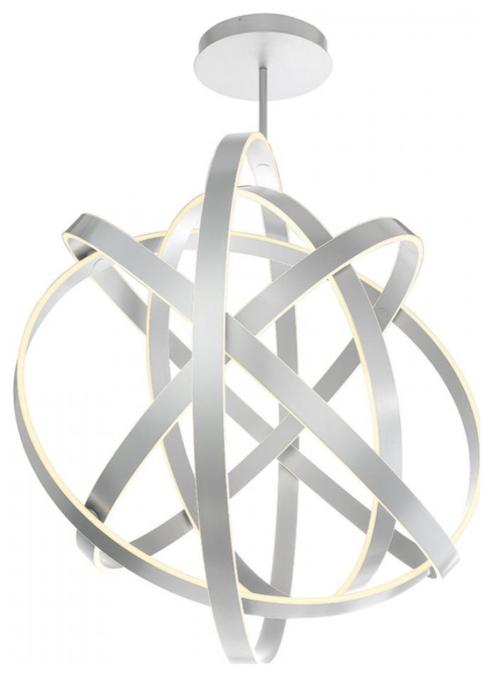 Kinetic Chandelier, 5-Light, LED, Titanium, 60"W (PD-61760-TT 3014XYL ...