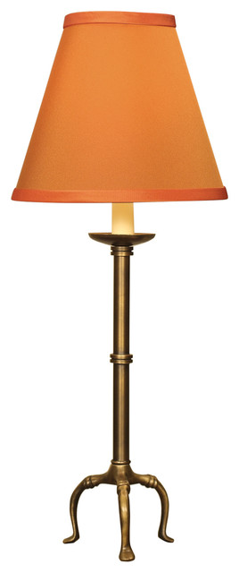 Tripod Accent Lamp With Burnt Orange, Burnt Orange Floor Lamp