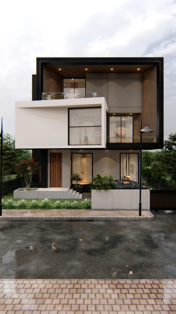 Dzire villa, Lonavala contemporary-fasad